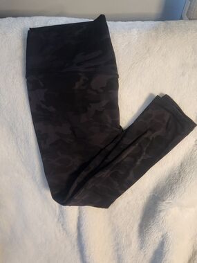 Black Camo High-Waist Leggings